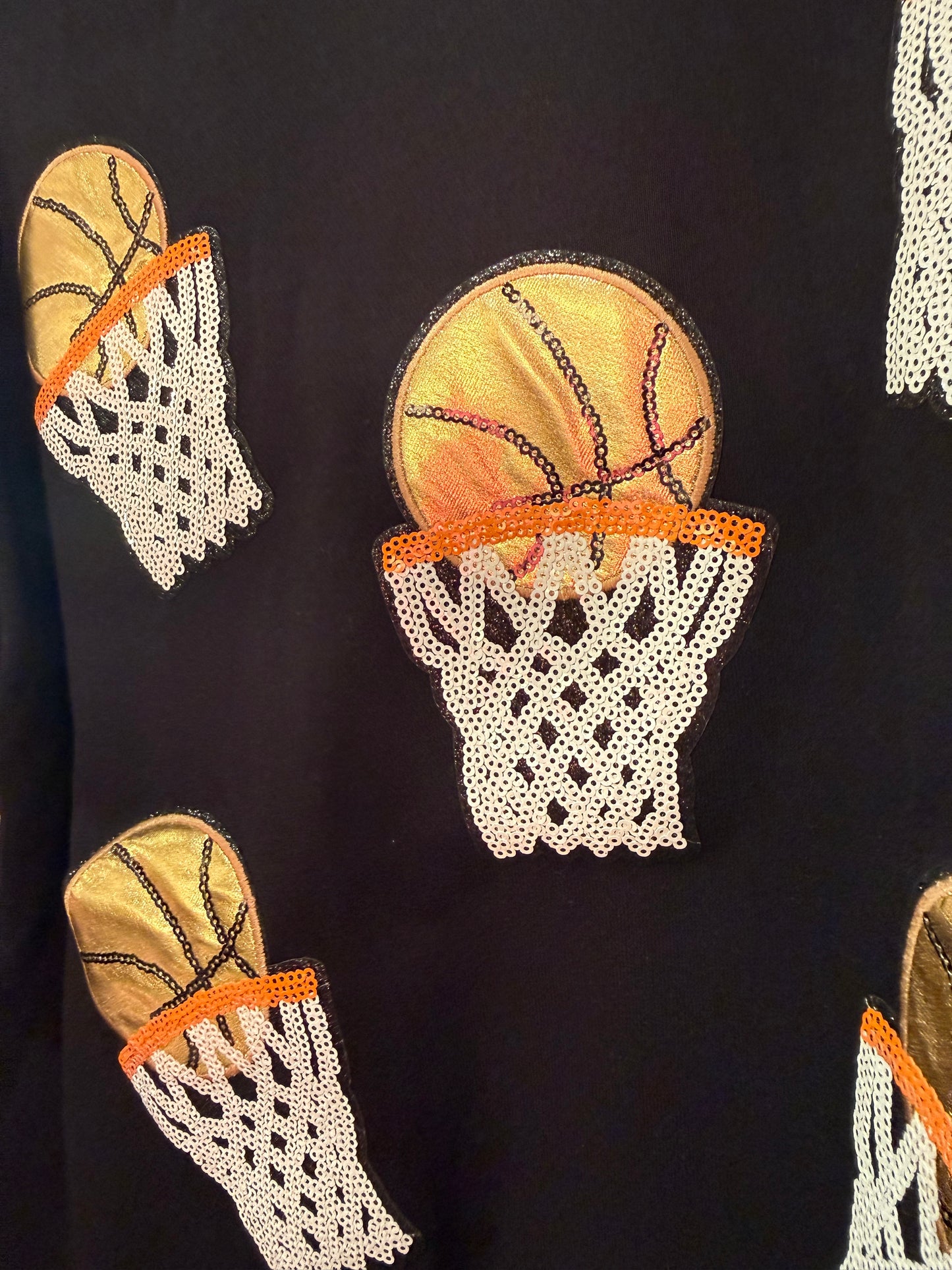 Basketball Sparkle Sweatshirt