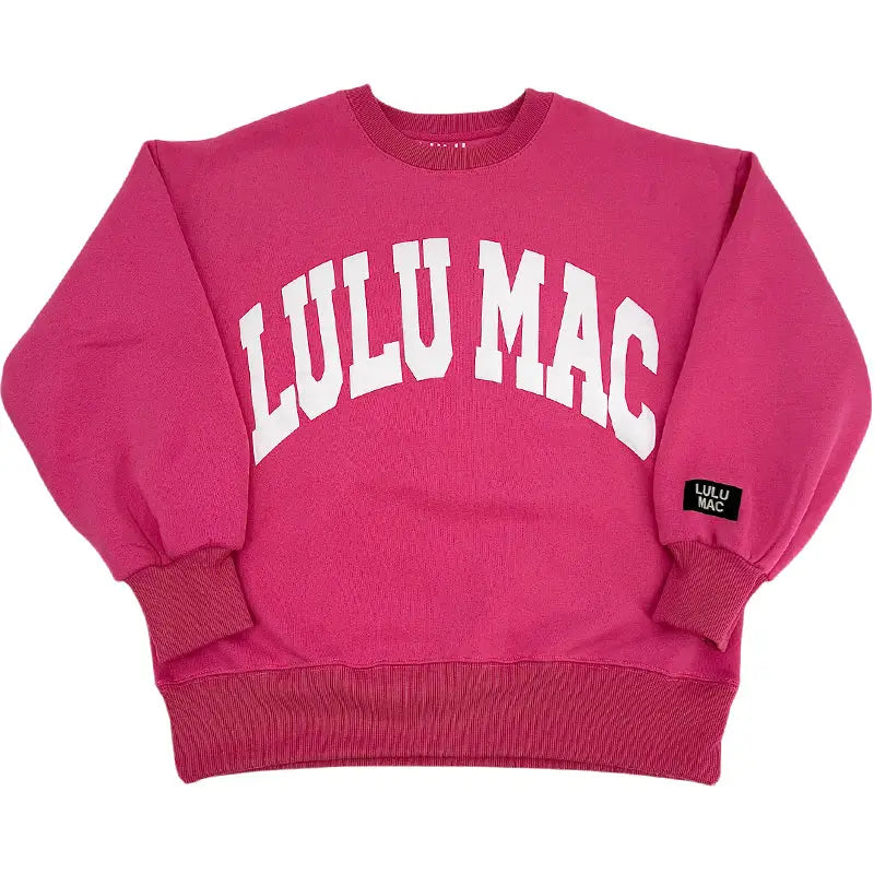 Hot Pink Lulu Mac Sweatshirt
