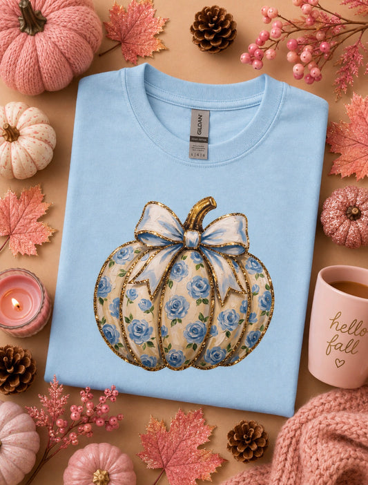 Coquette Blue Pumpkin Tee