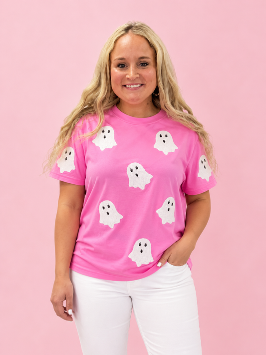 Boo to You Sequin Halloween Shirt
