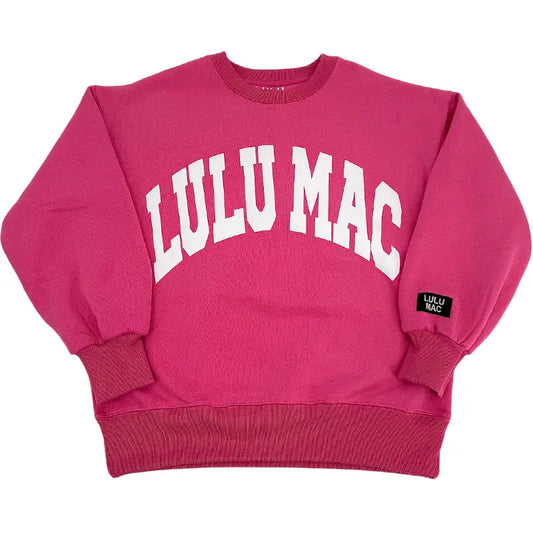 Hot Pink Lulu Mac Sweatshirt