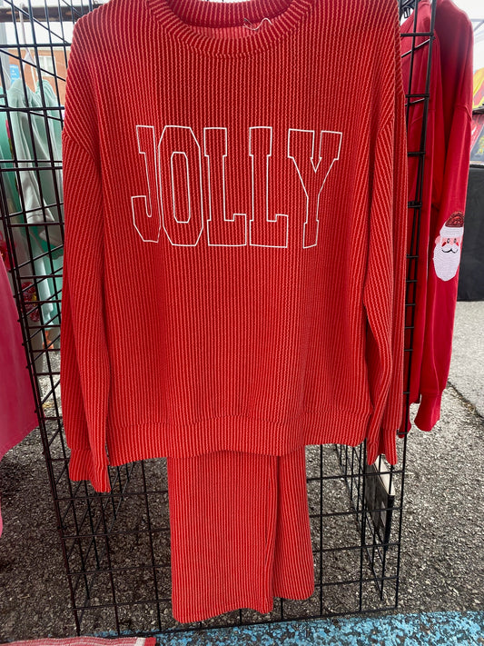 Have a Holly Jolly Christmas Shirt and Pants Set